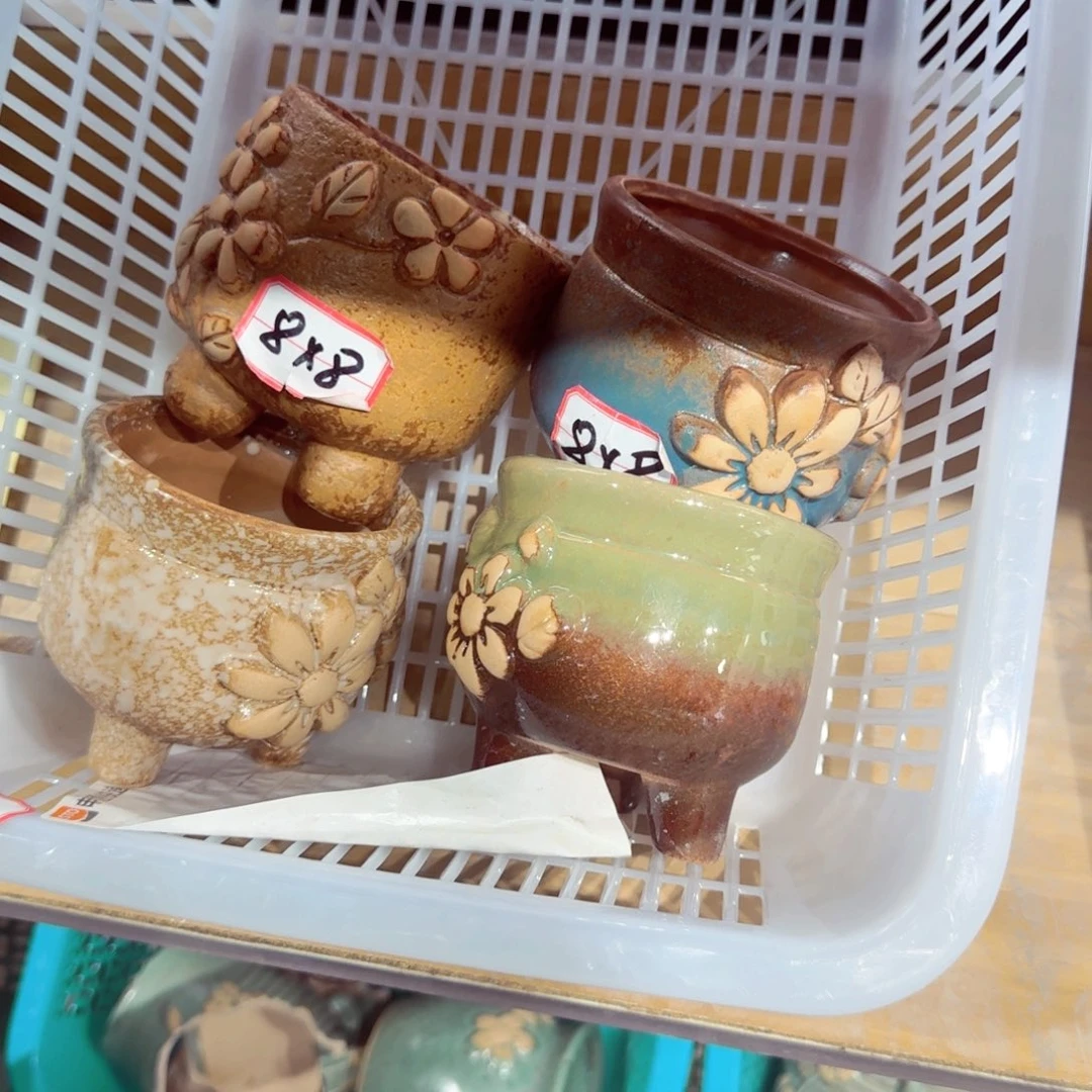 紫砂花盆粗陶粗陶