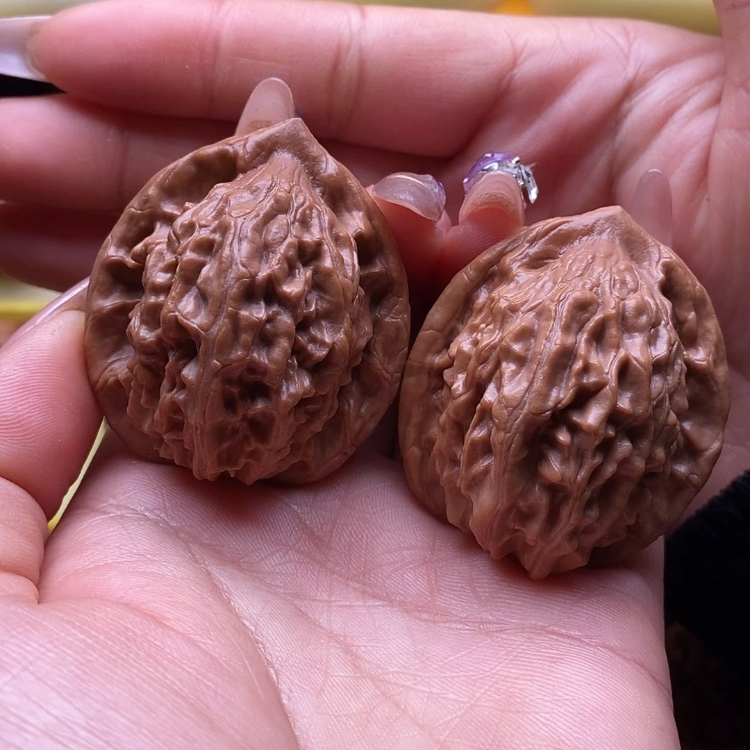 桃核吊坠41精品大红袍