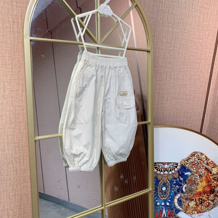 AC249    宝宝水洗棉布休闲裤子