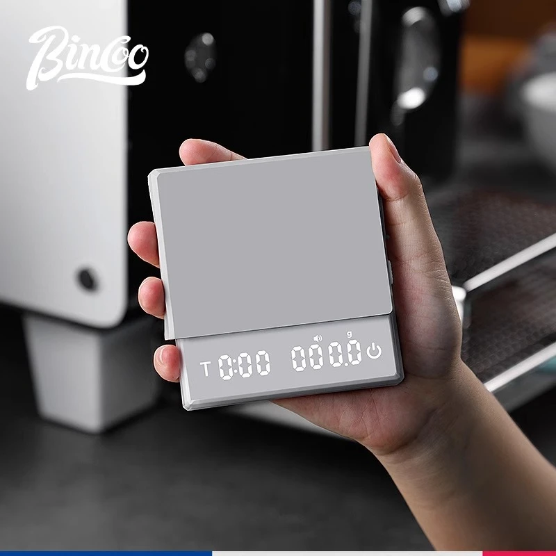 咖啡豆电子称厨房秤重计量秤意式秤高精度充电咖啡秤粉水比专用称