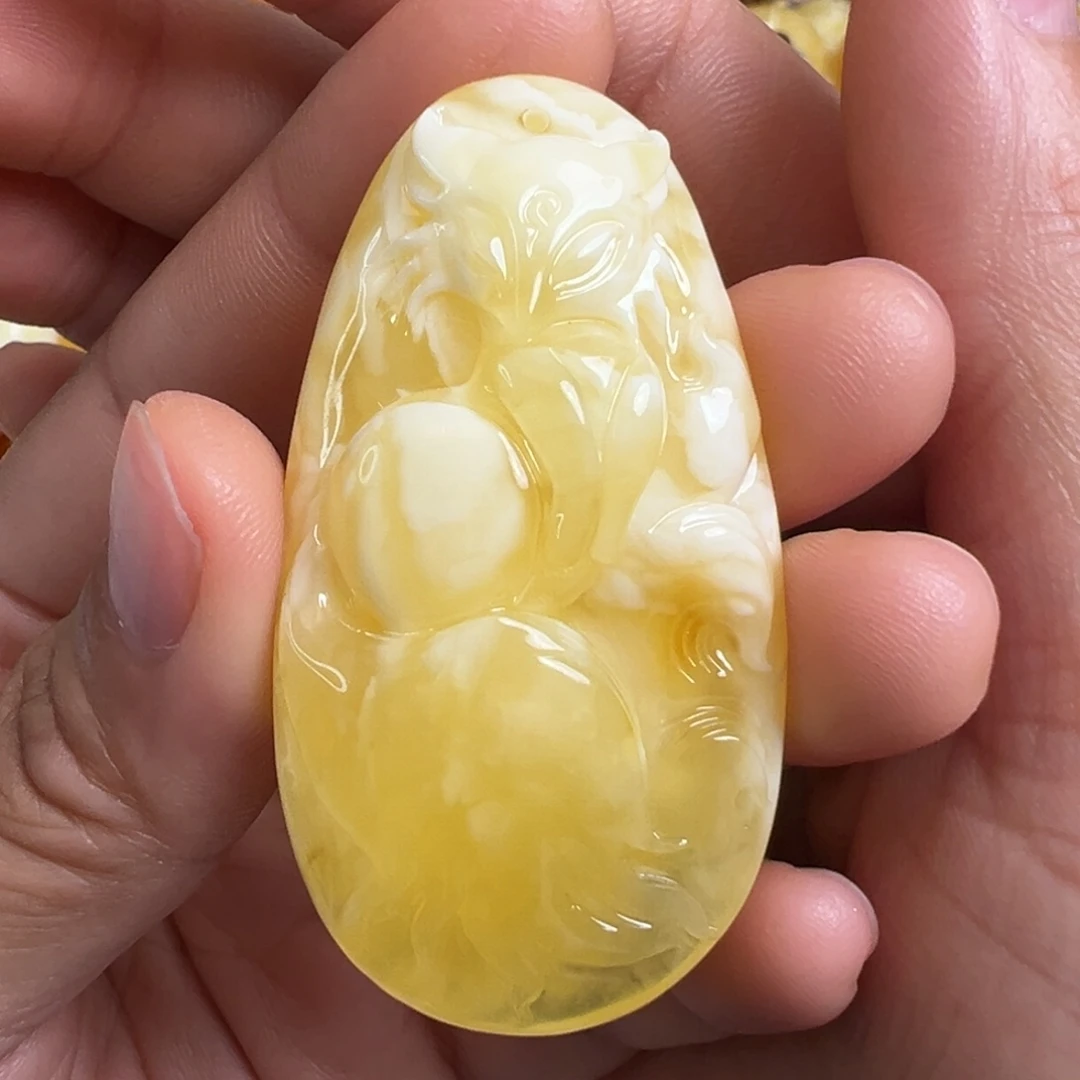 蜜蜡未镶嵌裸石蜜蜡