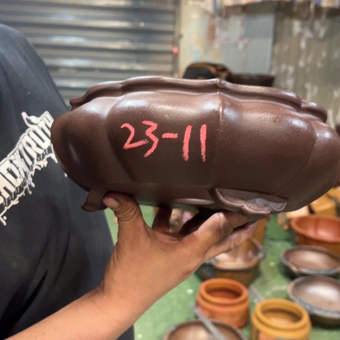 紫砂花盆紫砂花盆