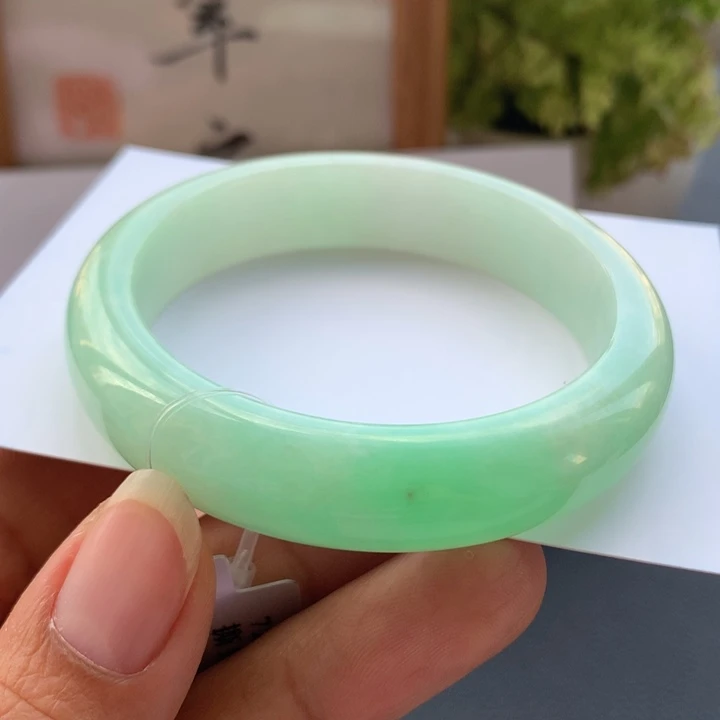 翡翠未镶嵌手镯翡翠手镯52+