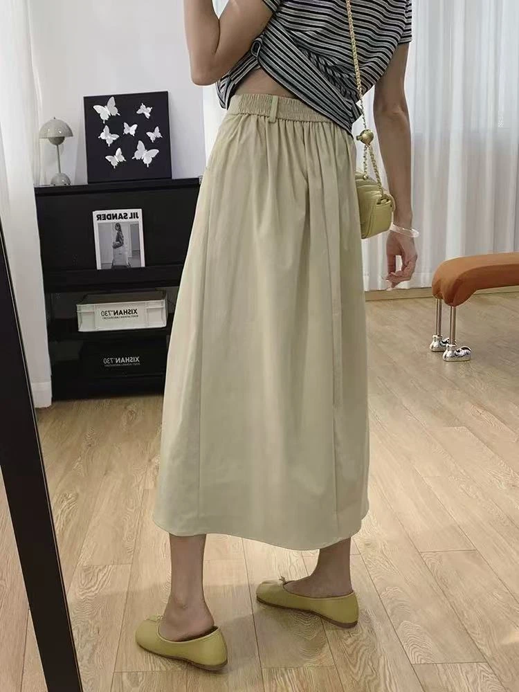 【丽姐宠粉】松紧腰休闲半身裙女夏季薄款H507