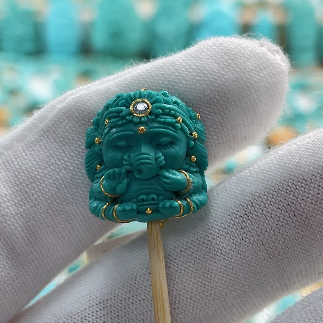 绿松石珠宝奇石未镶嵌