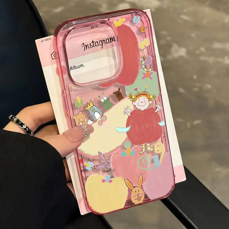 COCO酱女孩适用iPhone16苹果14软胶13手机壳12防摔11卡通15PROMAX