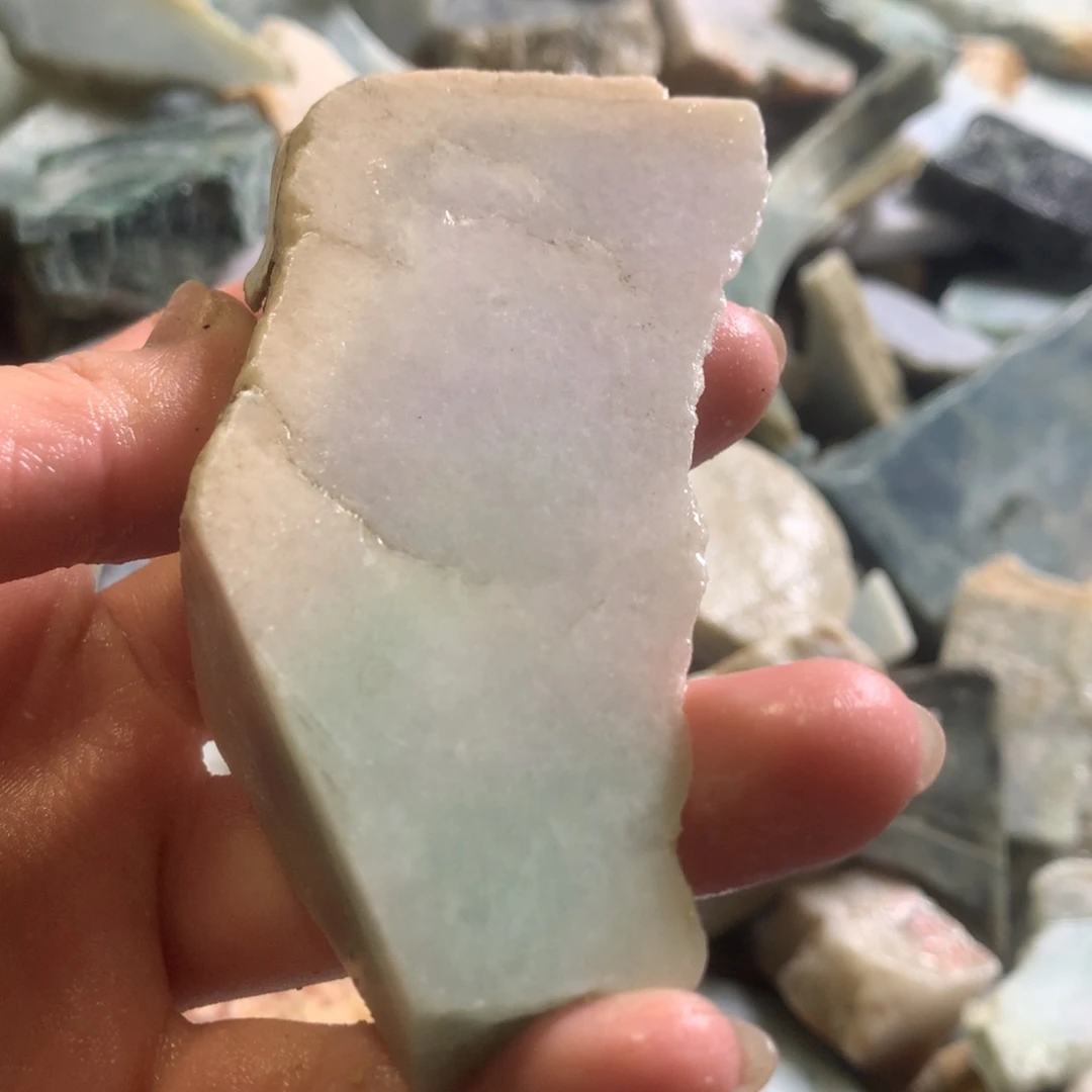 翡翠颈饰未镶嵌缅甸翡翠