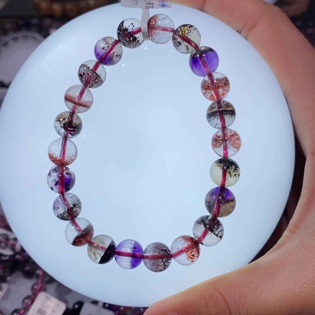 水晶手串未镶嵌超七8.8+