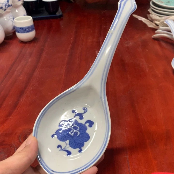景德镇陶瓷青花饭勺
