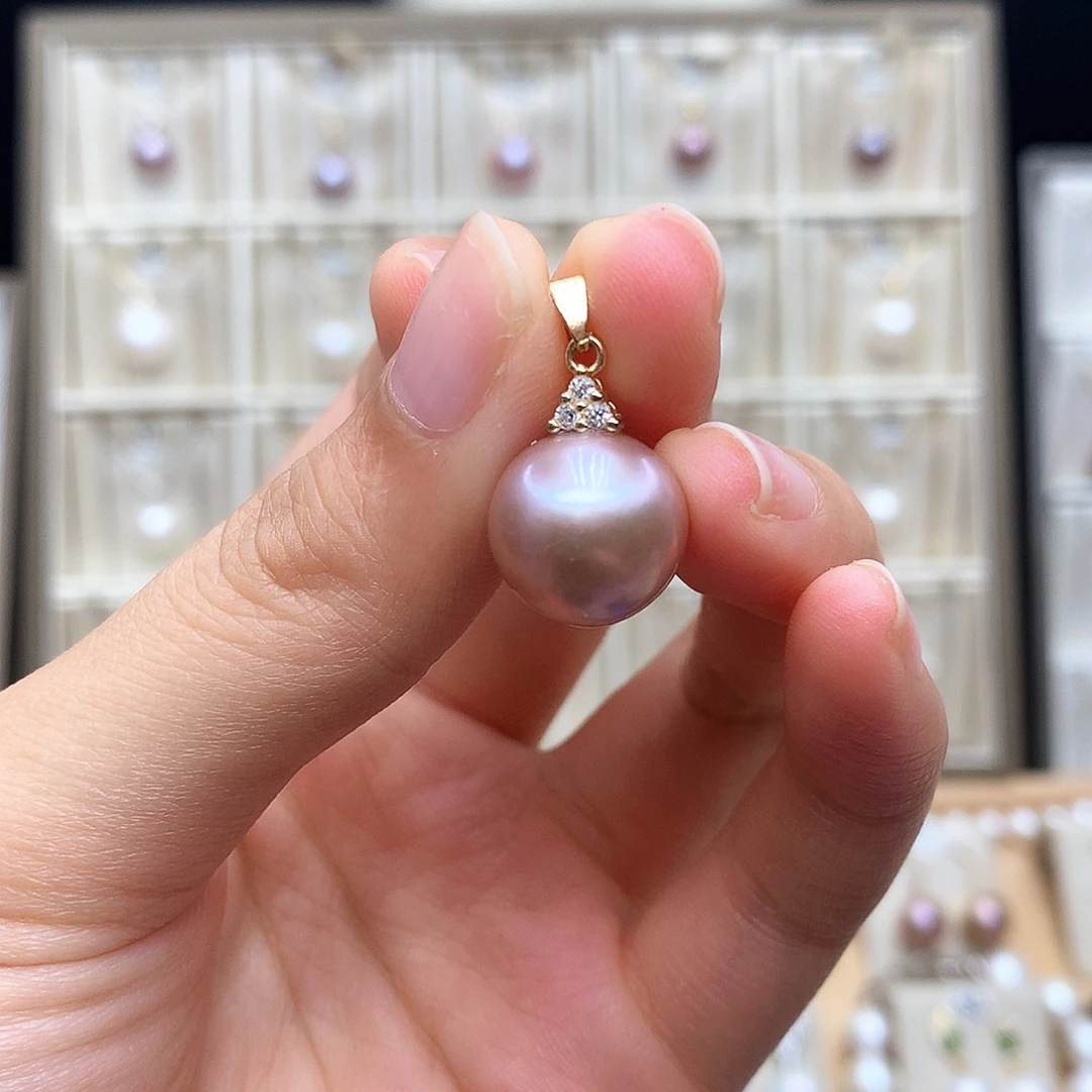 颈饰合金淡水珍珠