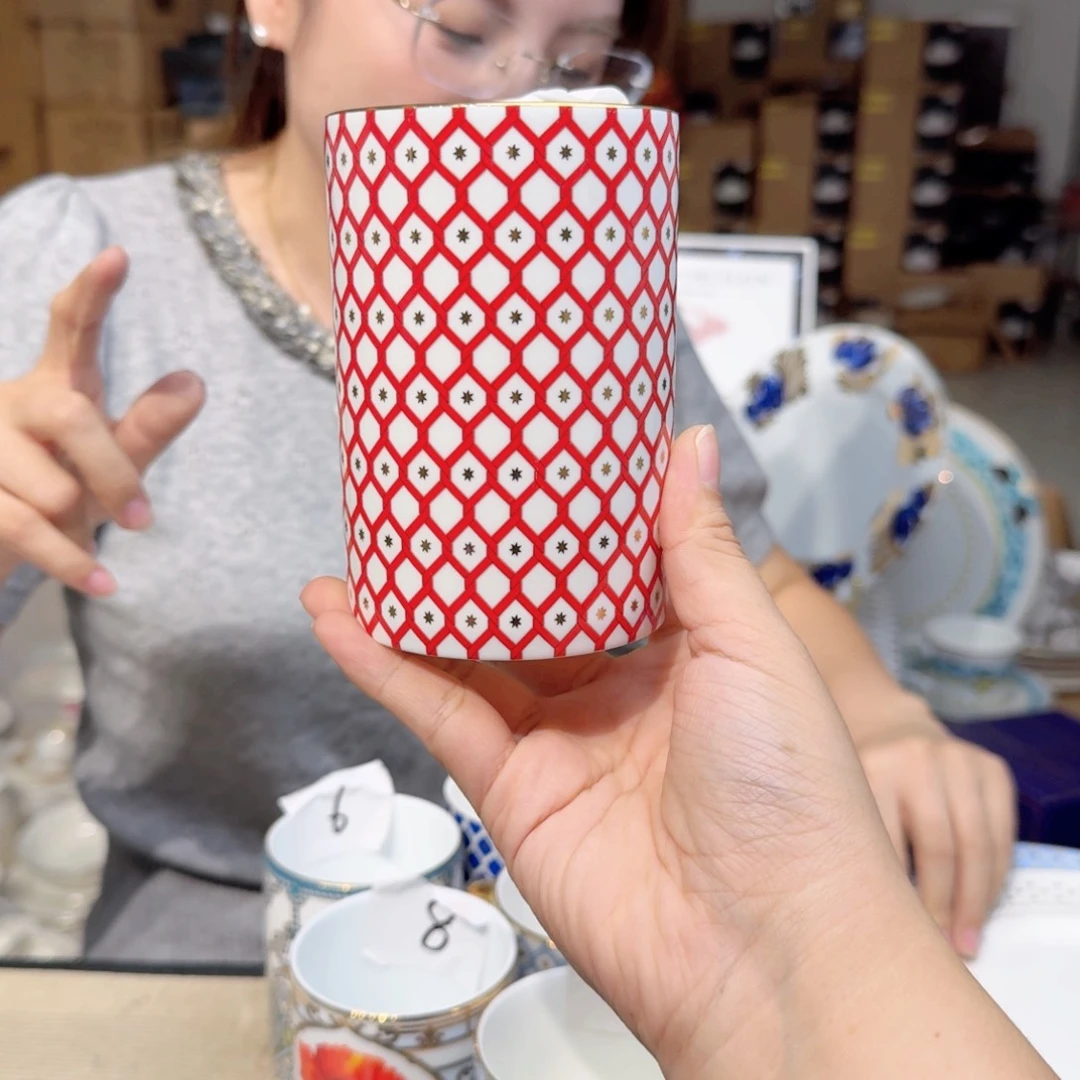 D***M骨瓷马克杯370ml一个外贸骨瓷