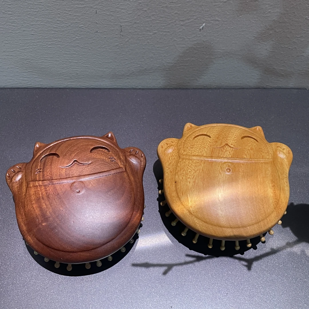 金丝檀木“狸猫”气垫梳（多样性发货，发一）