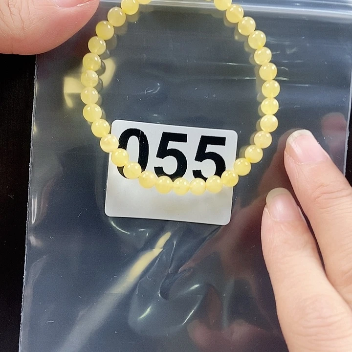 银S925镶嵌手链烟晶卡5