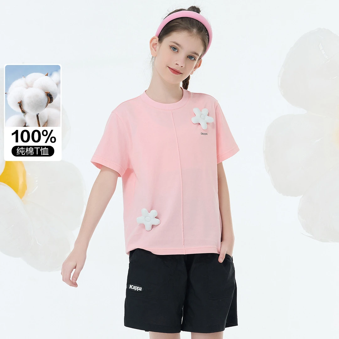kappa kids卡帕儿童夏季短袖