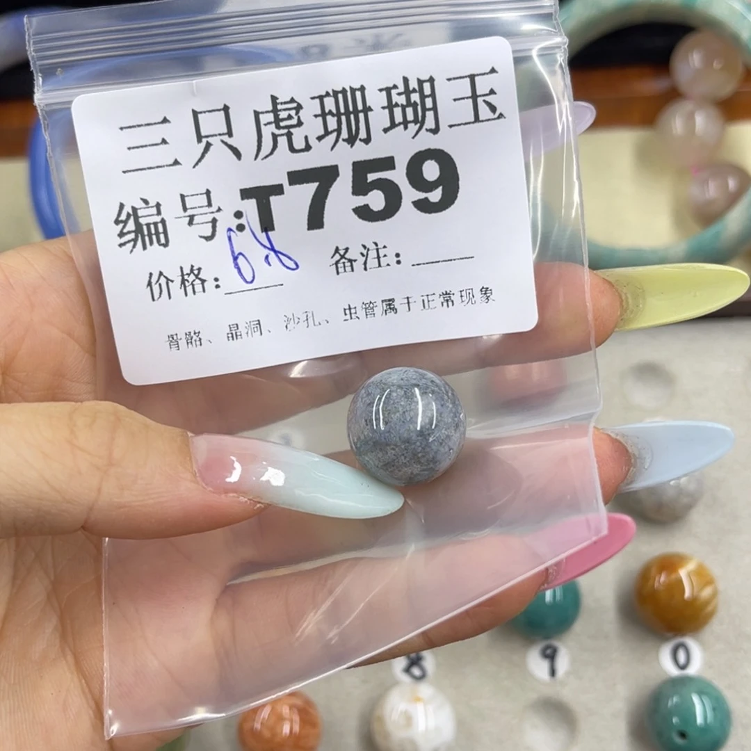无***果硅化珊瑚（珊瑚玉）h银S925镀金镶嵌