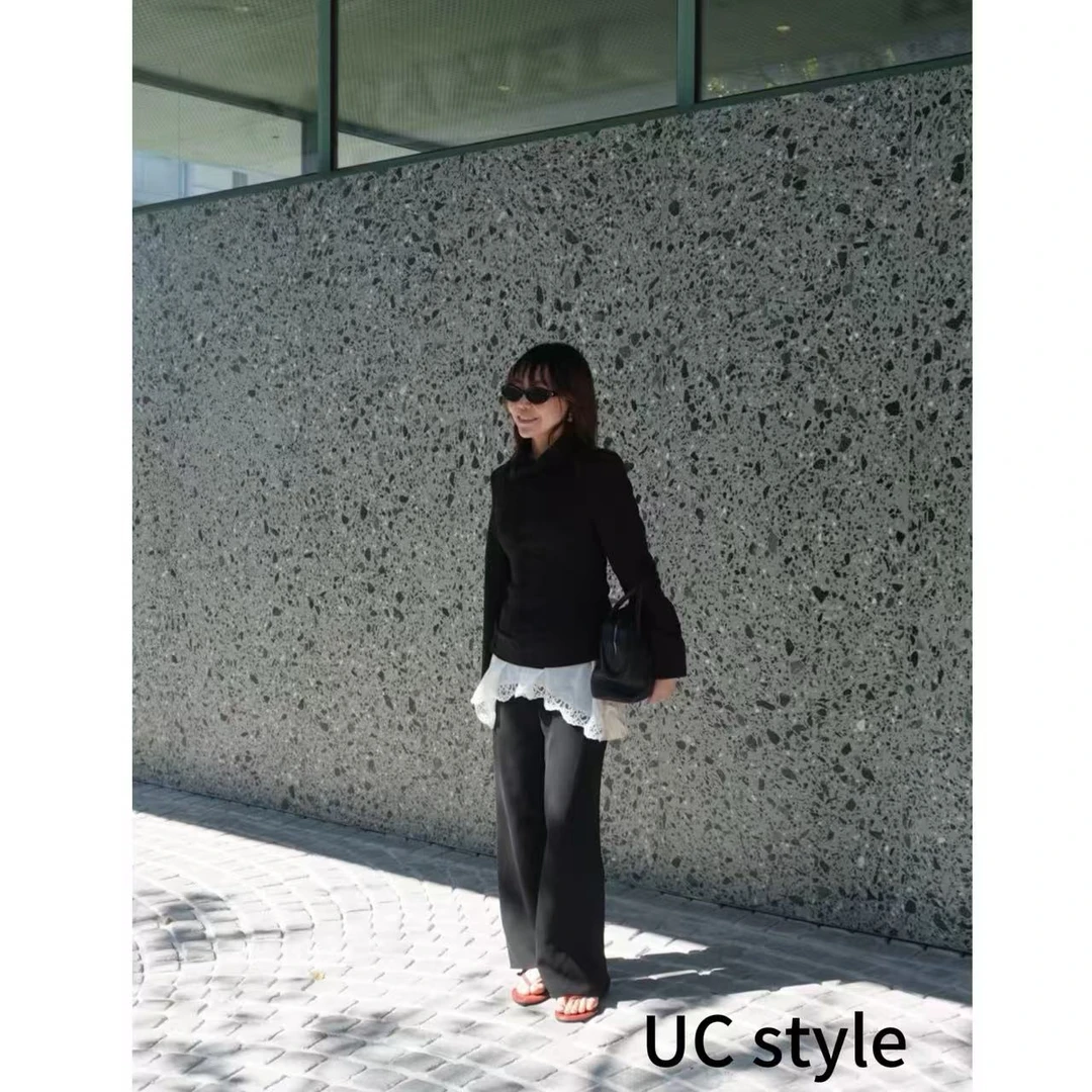 【UC STYLE】A8454‘虞书欣同款’卡码拍大双排扣薄西服主播穿S码