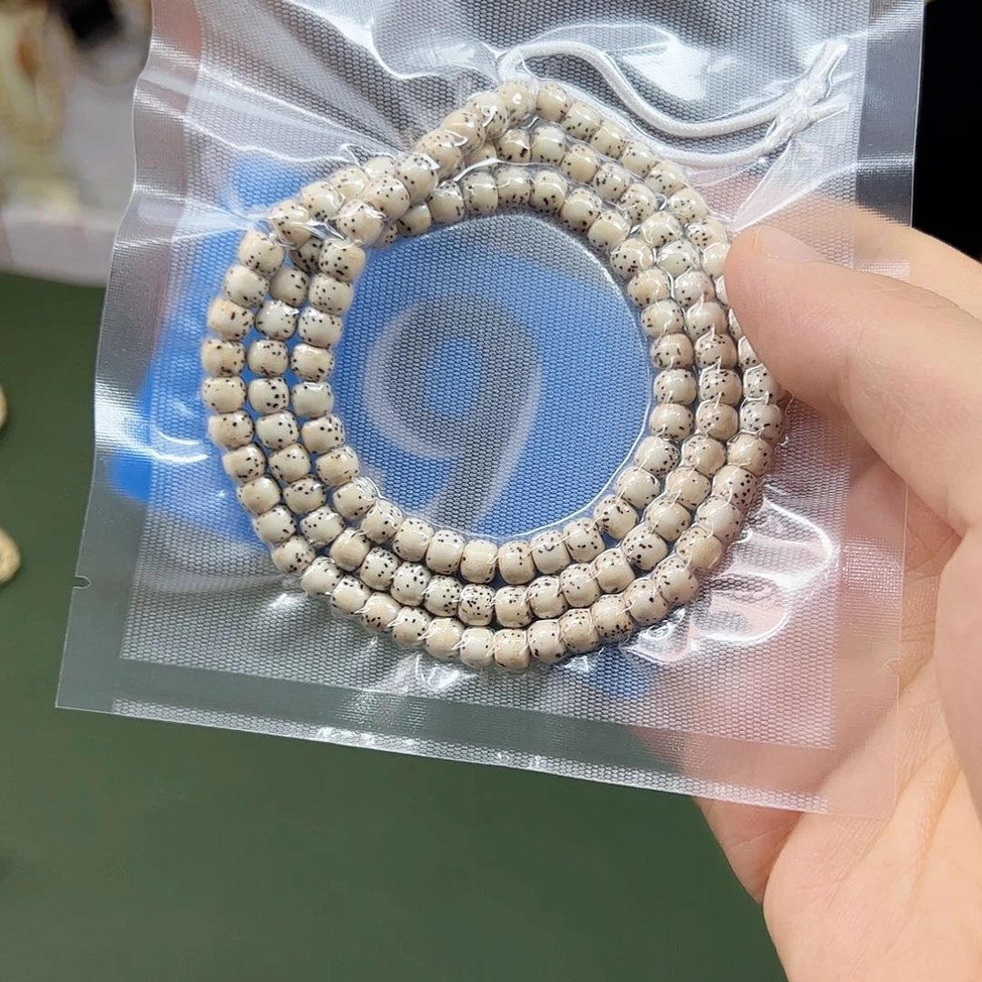 星月菩提吊坠原白108。6尺寸。9