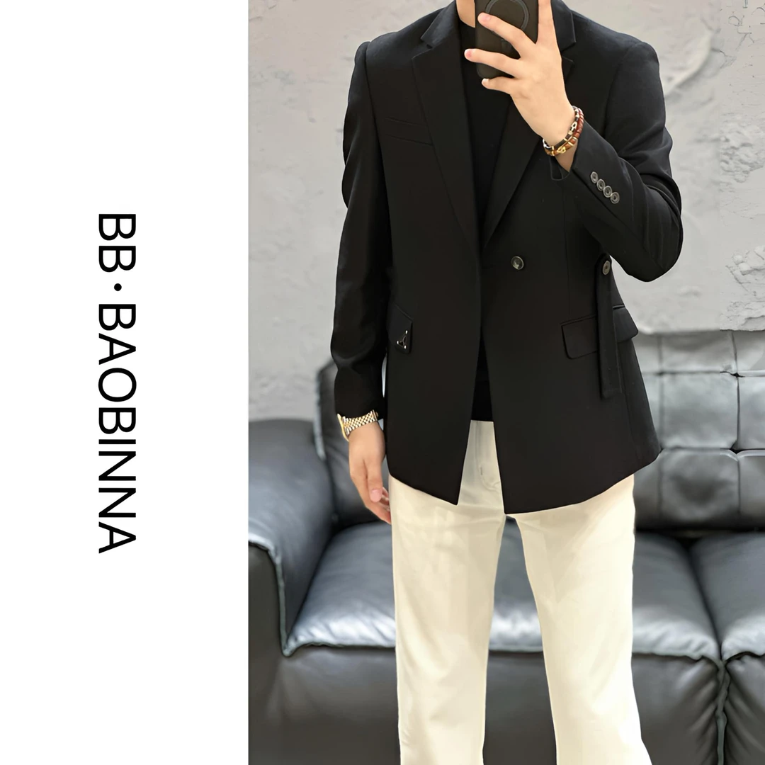 小野· 男装 |羊毛混纺西服 |高订轻奢西服46066