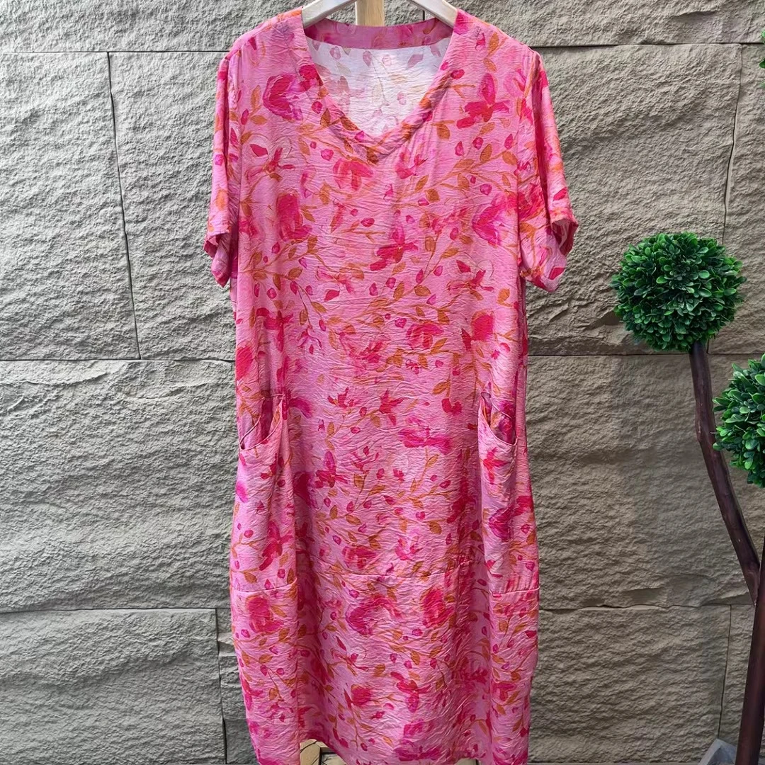 4399新款夏季洋气减龄气质连衣裙QZ