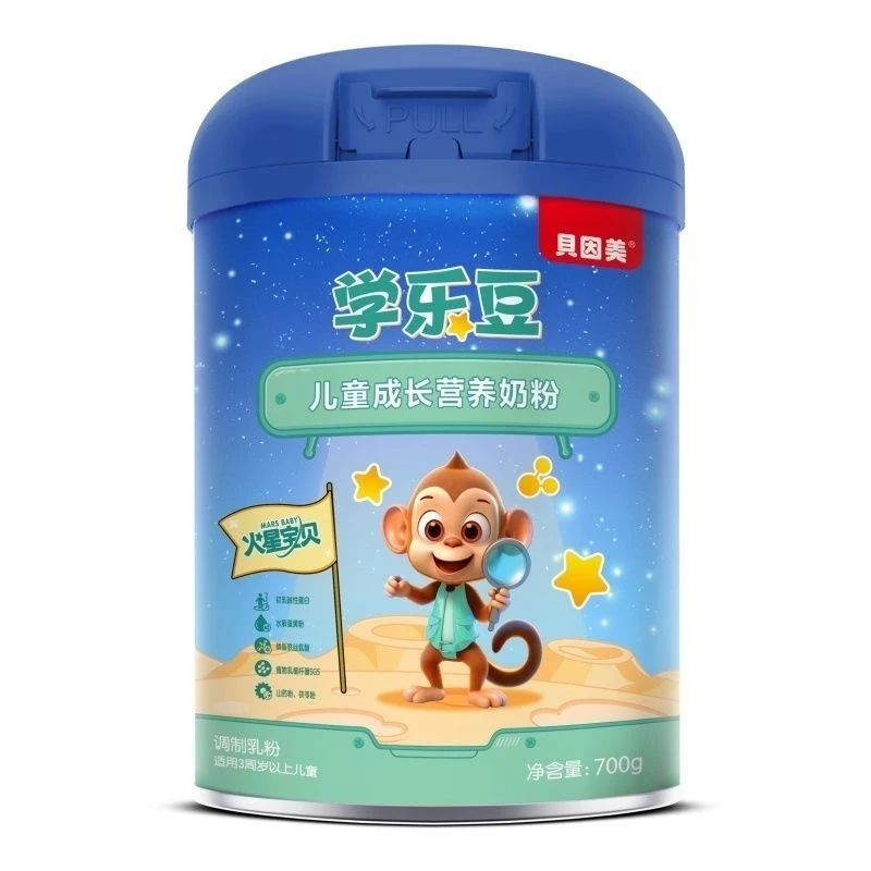 贝因美学乐豆4段700克罐装儿童成长奶粉25年1月生产