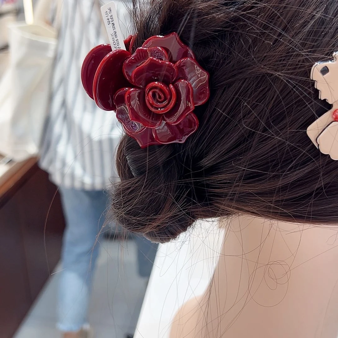 布艺非金属032号醋酸上茶花抓夹一个