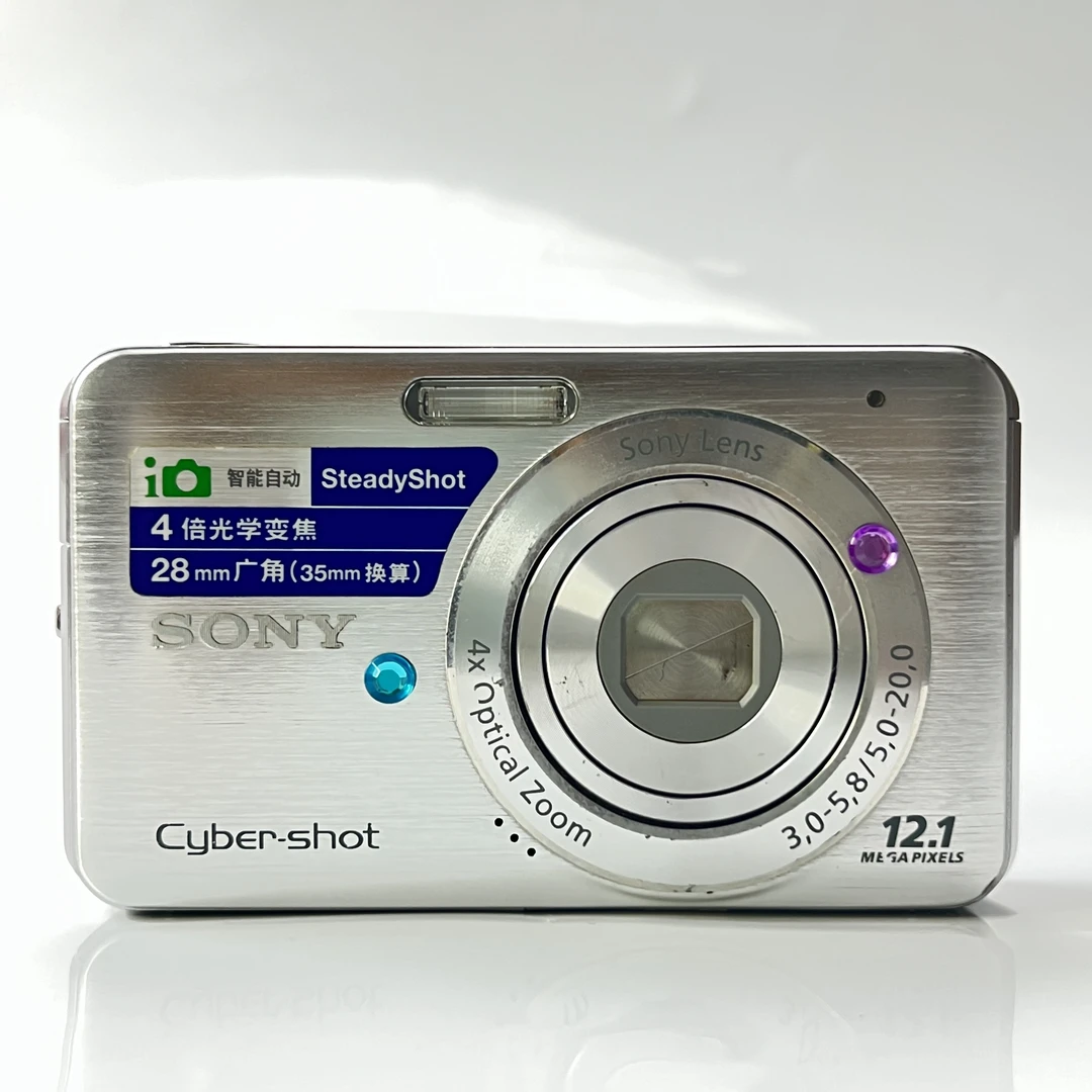 95新 Sony/索尼 w310银奶油肌1210万像素4倍变焦数码相机