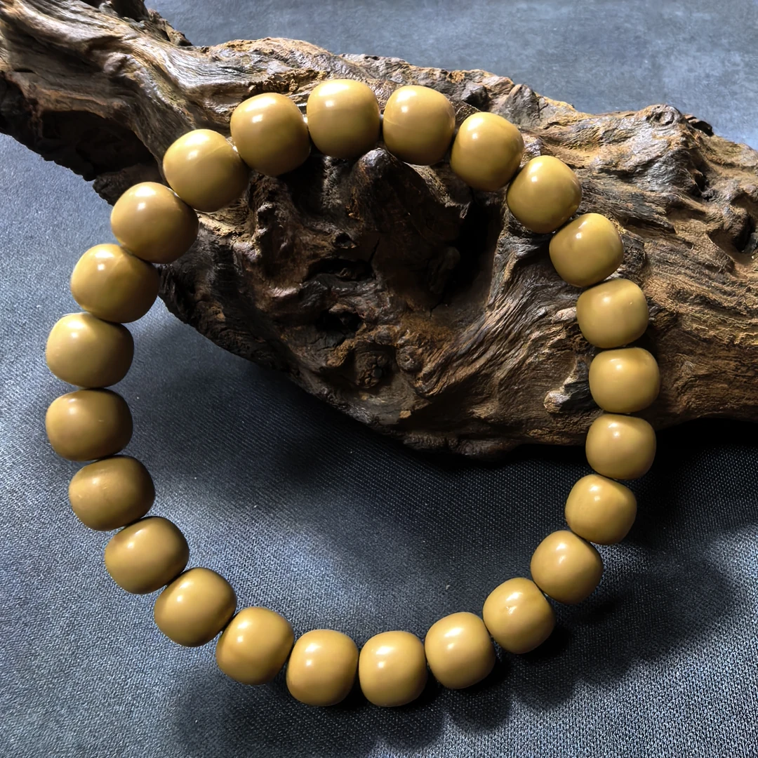 言锦造物 老型毕业款 原皮原色全品无暇 猴头手串