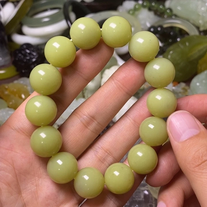 岫玉岫玉手串未镶嵌