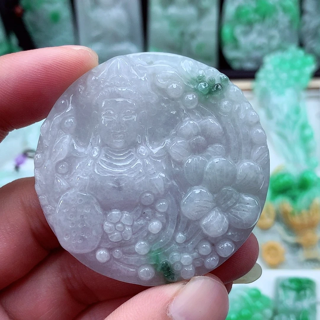 翡翠未镶嵌颈饰翡翠吊坠