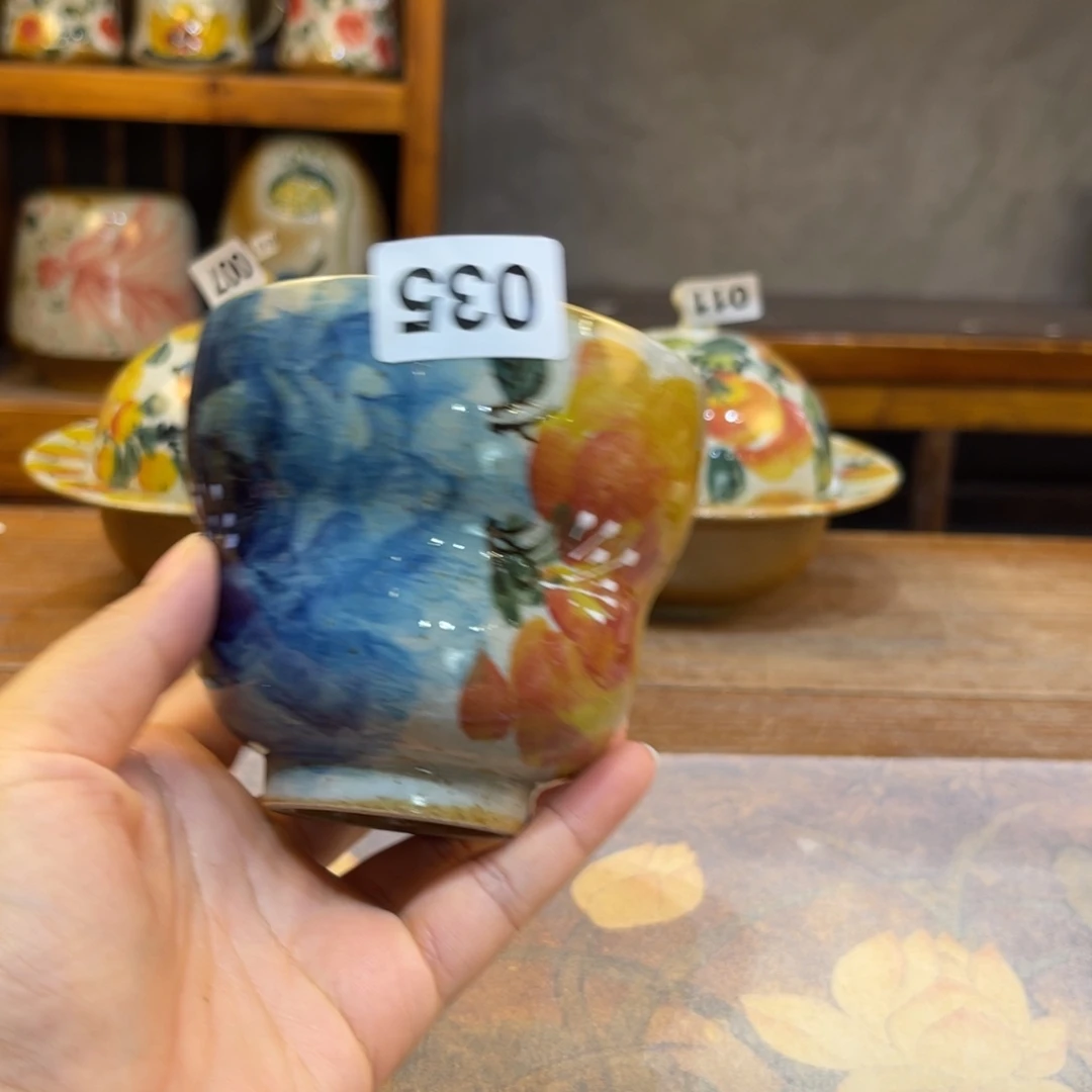 瓷片景德镇手工手绘