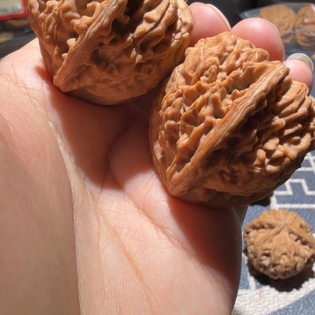 ****子把件文玩核桃凤凰台