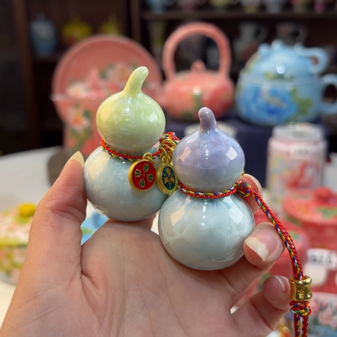 嘟***景德镇手绘高温釉下彩陶瓷茶具