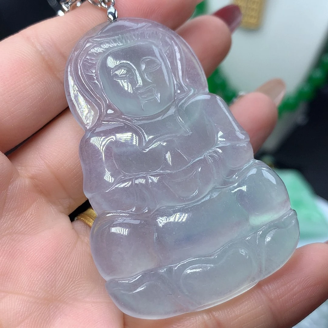 翡翠吊坠(赠链)未镶嵌很*