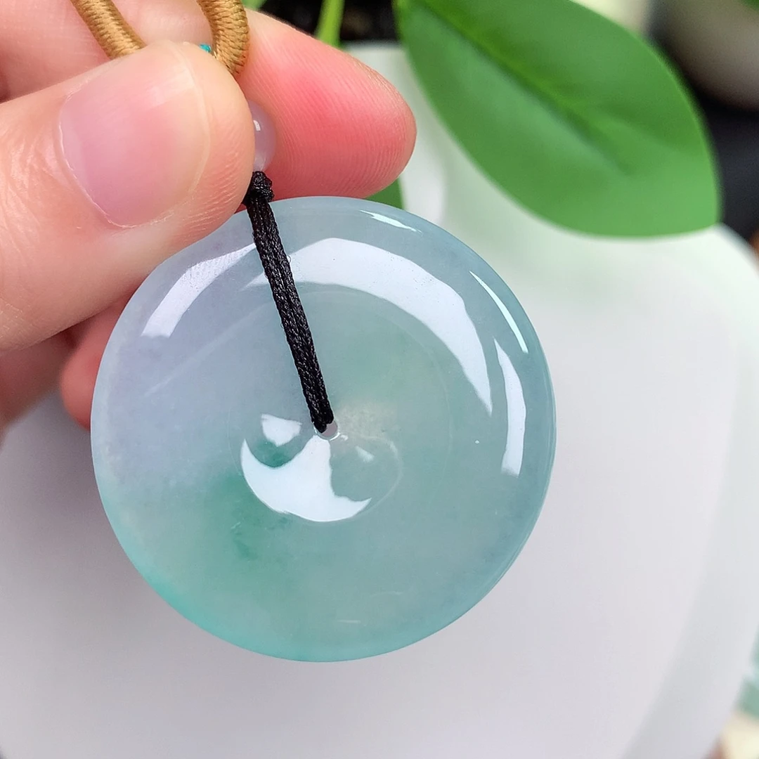 颈饰未镶嵌翡翠平安扣 35.6-5.5mm