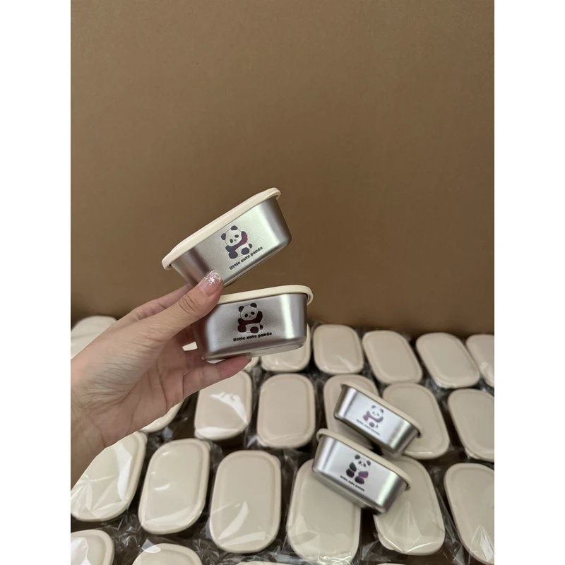 蘸料碟· 304不锈钢迷你酱汁杯带盖家用番茄沙拉盒小碗便携餐具