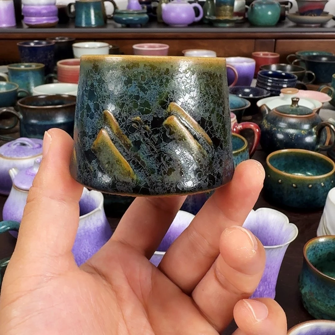 铜绿釉见山杯任晓飞老师