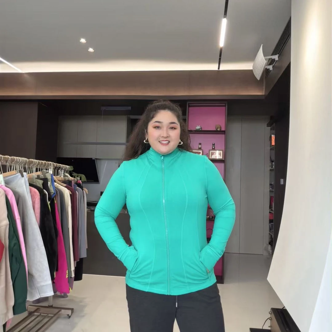 外贸款大码速干修身显瘦外套WT-外贸拼接外套