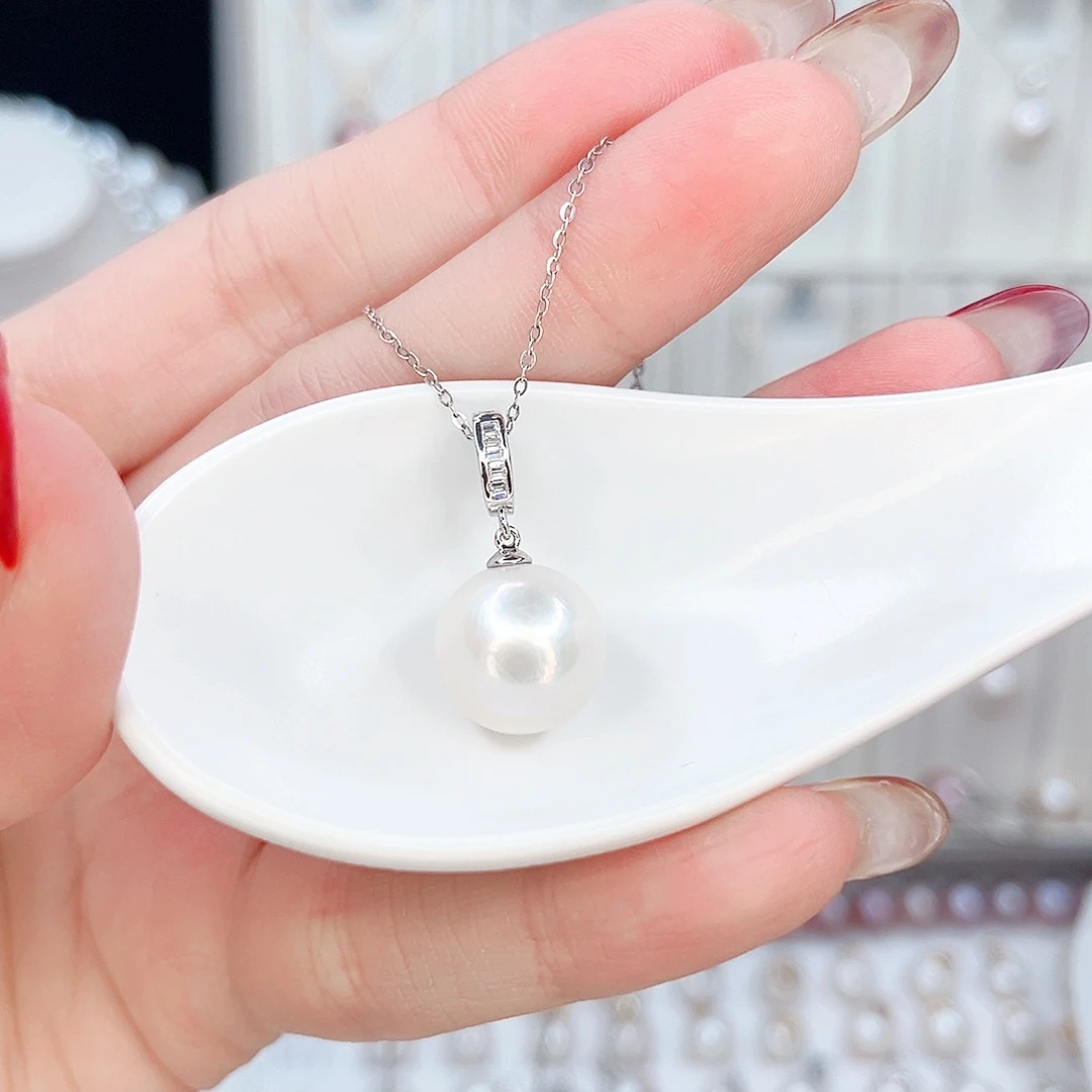 合金淡水珍珠吊坠(赠链)