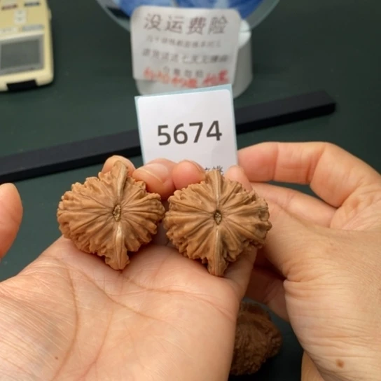 把件文玩核桃37.5四座楼5674
