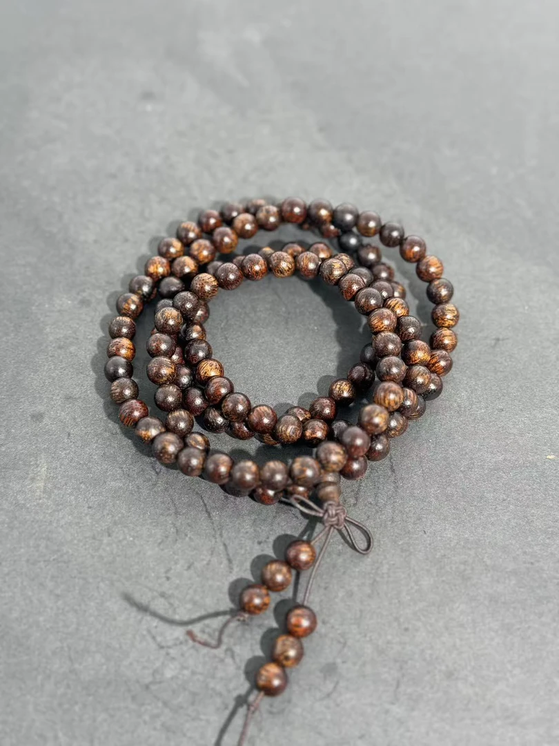 沉香木作手串8mm-Z358