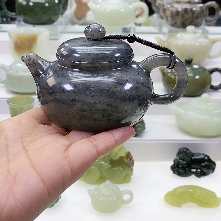 未镶嵌和田玉挂件茶壶