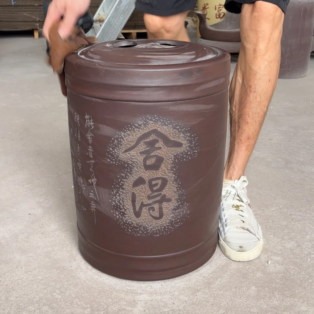 紫砂茶叶罐25 饼茶叶罐
