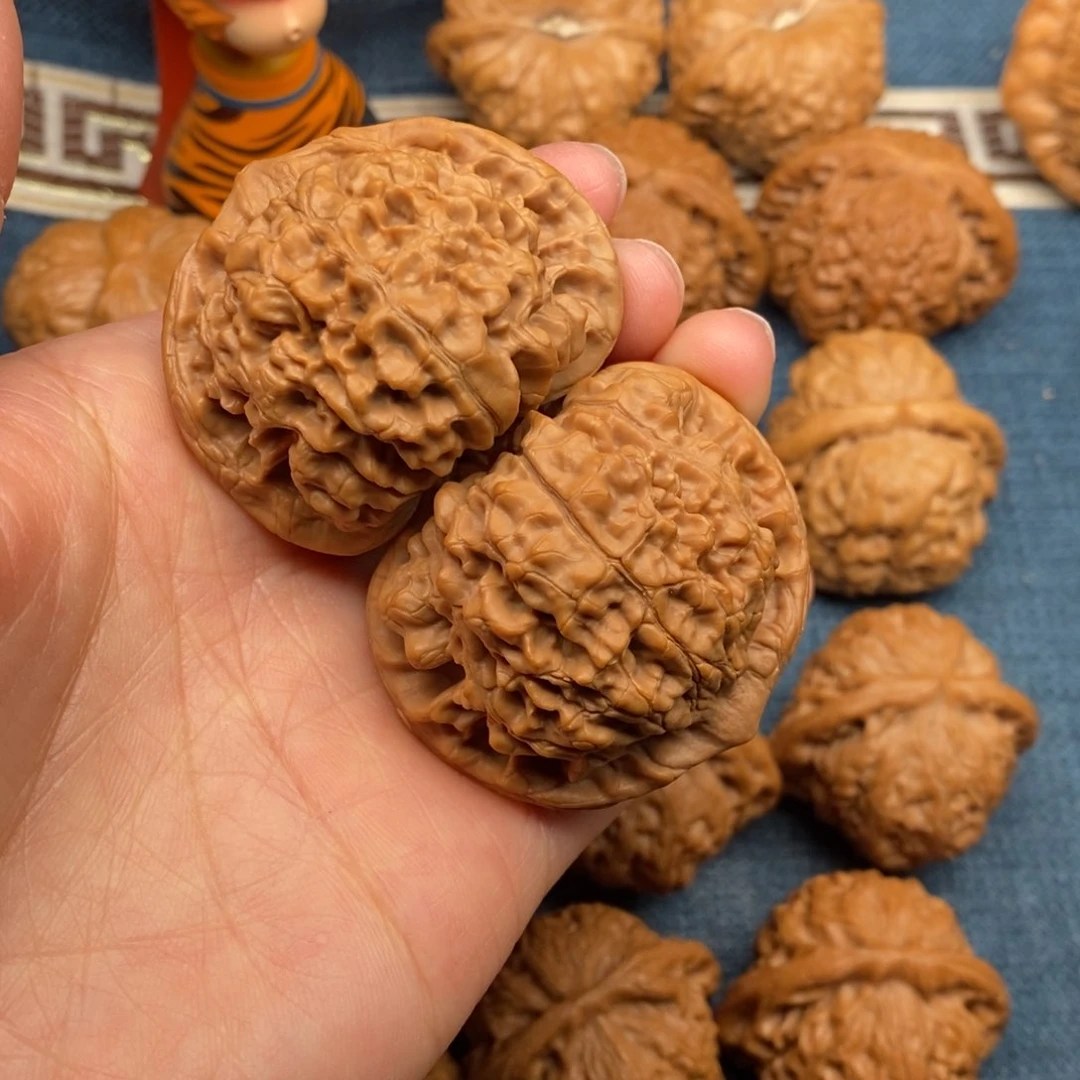 文玩核桃把件47全品官帽