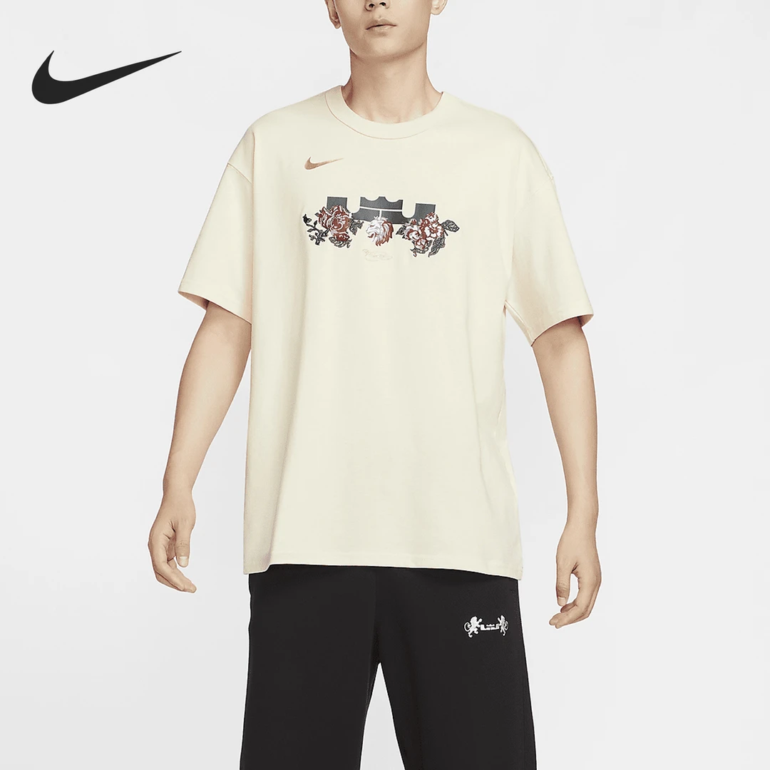 Nike/耐克正品LeBron男士轻盈透气时尚篮球短袖T恤FZ8074-113