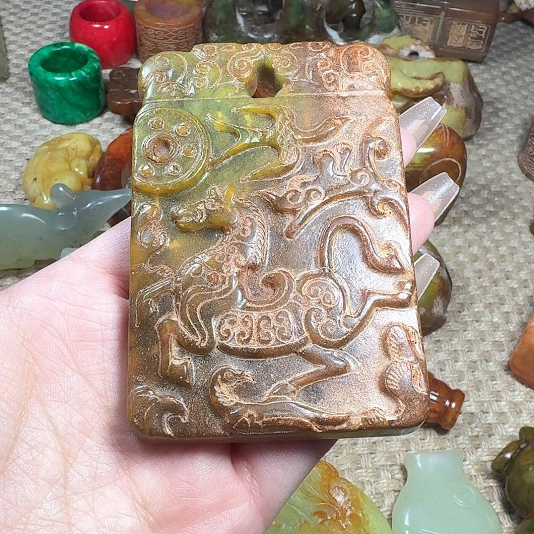 白玉菩提吊坠挂件