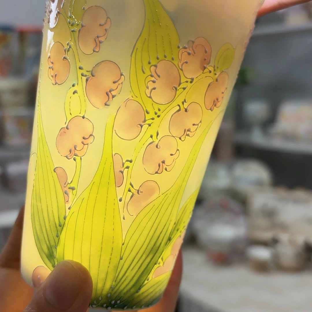 手绘创意高温釉下彩陶瓷
