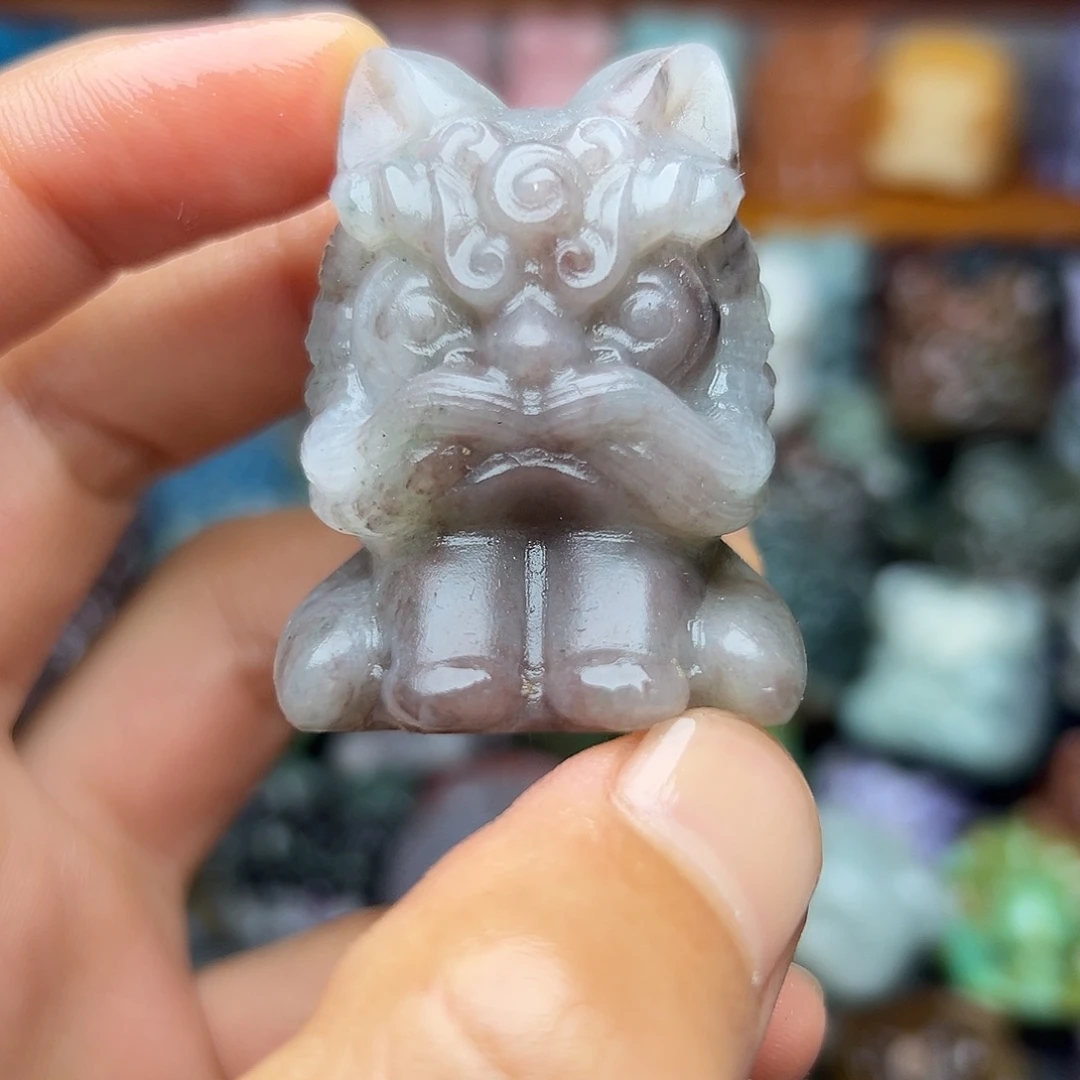 石材醒狮小白香妃黛