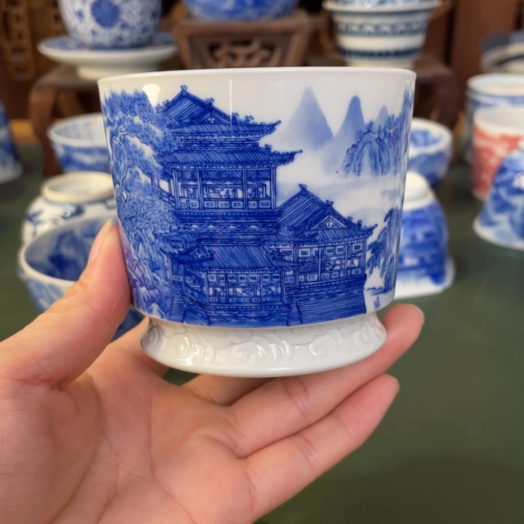 杯景德镇陶瓷手工手绘