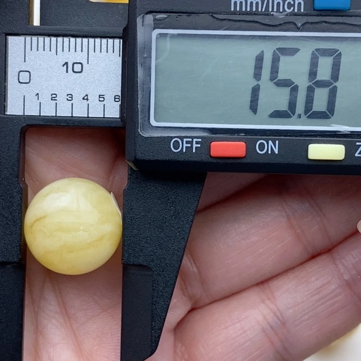 未镶嵌蜜蜡裸石蜜蜡圆珠