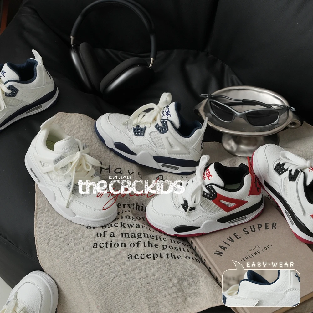 儿童运动板鞋春季单鞋气垫减震运动鞋男童女童儿童鞋子250059